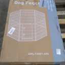 NEWBULIG Dog Playpen 8 Panels 40" Height Foldable Heavy Duty Metal Dog Exercise Playpen Puppy Fence for Indoor Outdoor Yard (Jet Black)