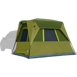 TIMBER RIDGE 5 Person SUV Tent with Movie Screen Weather Resistant Portable for Car SUV Van Camping, Includes Rainfly and Storage Bag, 10' W X 8' L X 7.1' H Green