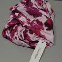 Calvin Klein Womens Button Front Printed Long Sleeve Blouse (X-Large, Pale Pink/Pink)