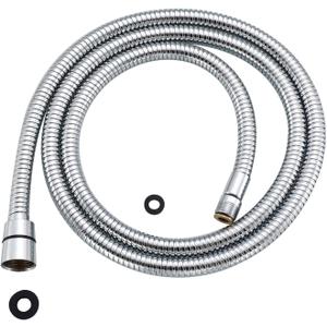 Kitchen 59-Inch or 150CM Pull Down Sink Faucet Replacement Pull Out Spray Head Hose Stainless Steel (Electroplating, 1.5 meters)