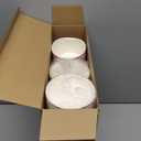 Tessco for you 100 Pack 12oz Christmas Ice Cream Cups with Plastic Spoons Red and White Checkered Snack Bowls Paper Plaid Cups for Hot Soup Snacks Fruits Christmas Party Supplies(Red)