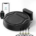 Lefant Robot Vacuum Cleaner Slim Quiet,2200Pa Powerful Suction,120 Mins Runtime,6 Cleaning Modes,Wi-Fi/App/Alexa,Self-Charging Pet Hair Robotic Vacuum Ideal for Hard Floor,Low-Pile Carpet,M210 Pro (Medium, Black)