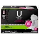 U by Kotex Balance Teen Ultra Thin Pads with Wings, Heavy Absorbency, Count (1 Packs of 14) (Packaging May Vary)