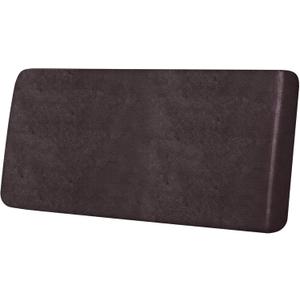 ANARACHON Leather Look Couch Cushion Covers Sofa Seat Slipcovers Sets Couches Furniture Protector for Sectional Armchair Loveseat Pets Kids Stretch Spandex Fabric (1 Cushion Loveseat, Chocolate)