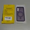 Rayboen for Samsung Galaxy S24 Case Magnetic, [Compatible with Magsafe] Shockproof Protective Slim Fit Skin Feel Phone Cover for Galaxy S24 with Translucent Hard Back & Soft Edge, Matte Purple