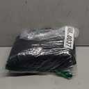 Smiry Luxury Chenille Toilet Rugs U-Shaped 24x20, Soft Absorbent Non-Slip Contour Bathroom Rugs for Toilet, Machine Washable Contoured Bath Mats, Black