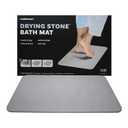 Madesmart Stone Bath Mat Diatomaceous Earth Shower Mat Non-Slip Super Absorbent Diatomite Stone Bath Mats for Bathroom Floor Quick Drying Natural Easy to Clean, 24", 16"