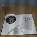 42 Inch Ceiling Fans with Lights and Remote, Brushed Nickel Flush Mount Low Profile Ceiling Fan for Bedroom, Living Room, Patio, Dimmable 6 Speeds Noiseless Reversible, ETL Listed