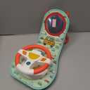 Baby Car Seat Toys for Infants with Mirror, Steering Wheel, Music Lights, Driving Sounds - 6-12 Months
