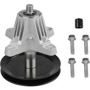 Spindle Fit for Troy Bilt Pony Mower - 918-06991 Greaseable Spindle Assembly Fit for MTD Huskee Craftsman T1000 T1200 Deck Mower and Troy Bilt TB42 TB2246 Bronco 42" Tractor, Replace 618-06991