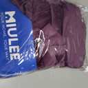 MIULEE Velvet Curtains Purple Orchid Elegant Grommet Thermal Insulated Soundproof Room Darkening Curtains/Drapes for Classical Living Room Bedroom Decor 52 x 90 Inch Set of 2