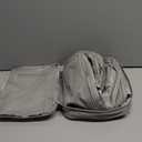 BAGAIL 4 Set/6 Set/8 Set Compression Packing Cubes Travel Accessories Expandable Packing Organizers (Square Mesh, 06-Grey)