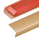 36" Metal Stair Nosing, Anti-Slip Stair Edge Protectors, Self-Adhesive Aluminum Stair Nose Guards, Stair Edge Trim for Indoor & Outdoor Stairs (Gold, 2pack)