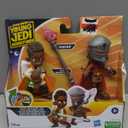 Star Wars: Young Jedi Adventures Pop-UpLightsaber Duel, Kai Brightstar & Taborr Action Figures, 4-Inch Scale Toys, Preschool Toys for 3 Year Old Boys & Girls