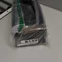 Back of Toilet Basket with Wood Handles, Black Wicker Toilet Paper Basket for Toilet Tank Top, Narrow Toilet Tank Basket, Bathroom Basket Organizer for Wipes & Essentials