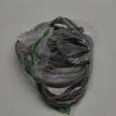 Coolrunner 8FT Reptile Vines and Flexible Reptile Leaves with Suction Cups Jungle Climber Long Vines Habitat Decor for Climbing, Chameleon, Lizards, Gecko