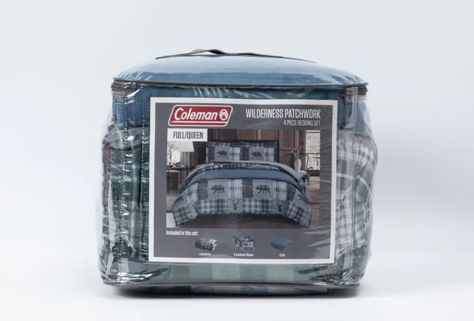 Coleman 4 Piece Comforter Set - Wilderness Patchwork - Full/Queen