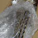 Tioncy 12 Set Clear Charger Plates with Napkin Rings 13 Inch Plastic Round Charger Plates with Bead Rim Dinner Table Decor for Christmas Holiday Party Wedding Tabletop Decoration(Rose,Silver)