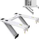 Window Air Conditioner Support Bracket with 2 Arms Heavy Duty AC Support for Window Unit Install kit Up to 200 lbs Hold 5000-22000BTU Unit Window AC Mount