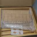 Bread Slicer for Sourdough Rounds, Bread Slicing Guide for Homemade Bread, Wide Bamboo Base for Artisan Loaves, Compact Design, Doubles as Serving Tray (No Knife)