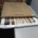 YGP Premium Extra-Wide Pet Gate for Pet & Baby | Pine Wood & Iron, Auto-Close | Drill-Free Pressure Mount, Adjustable 28.74-41" W x 30.3" H | Doorways, Kitchen Use