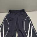 GORGLITTER Women's Wide Leg Track Pants Baggy Y2k High Waisted Dance Parachute Trousers Steertwear Blue Medium