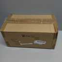 Barydat 17 Pcs Christmas Tree Decorations Set Glitter Star Christmas Tree Topper Metal Xmas Treetop with 16 Hanging Flower Christmas Balls Ornaments for Holiday Xmas Tree Party Decoration (White)