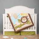 Brandream Fitted Crib Sheets for Boys Girl Jungle Animals Print Baby Toddler Sheets Cotton Crib Sheet for Standard Crib and Toddler Mattresses