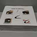 NVGSN Shoe Slots Organizer 20 Pack - Shoe Stackers for a Pair of Shoes, Shoe Storage Shoe Space Savers 50%, 4 Levels Adjustable Thickening Double Layer Shoe Holders Shoe Organizer for Closet, Black