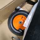 750Lbs Heavy Duty ATV Trailer Steel Dump Cart, 15 Cubic Feet Garden Utility with Removable Sides,Tow Behind Garden Trailer for Lawn Mower & Yard Work