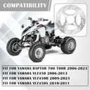 Rear Brake Disc Rotor fit for Yamaha Raptor 700 2006-2020 YFZ450 2006-2013 YFZ450X 2008 1S3-2582W-00-00 1PE-F582W-00-00 1S3-2582W-10-00