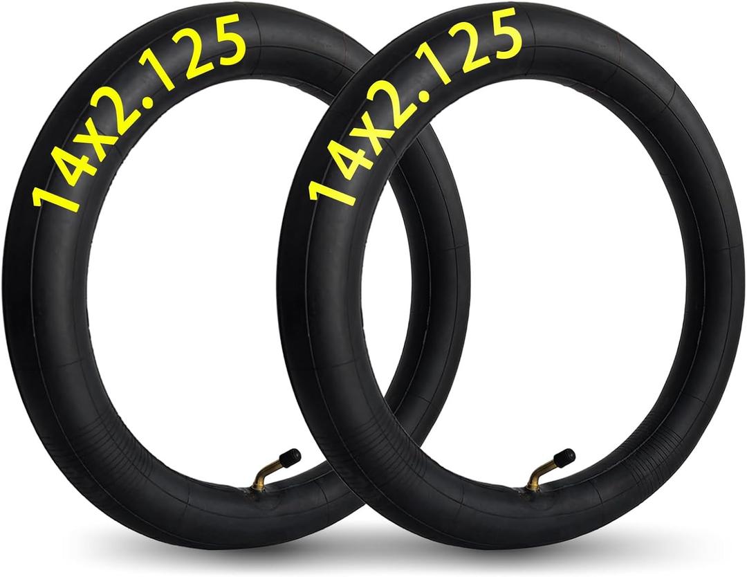 2-Pack 14x2.125 Bike Inner Tube 14x2.125 Inner Tube 14 Inch Electric Bike Tube 14 x 2.125 Tube