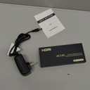 4K HDMI Splitter 1 in 4 Out, HDMI Splitter 1 Input 4 Output Support 4K 60Hz Full HD 1080P and 3D, Compatible with Xbox PS3/4 Roku Blu-Ray Player