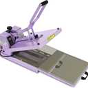 Heat Press 15x15 inch Industrial Quality Sublimation Heat Press, Slide Out Heat Transfer Machine for T-Shirt, Purple