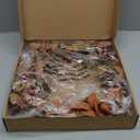 YNYLCHMX 18" Fall Wreaths for Front Door, Artificial Autumn Wreath, Fall Door Wreath with Brown Eucalyptus Leaves for Home Porch Window Wall Farmhouse Decor, Indoor Outdoor, Holiday Decor