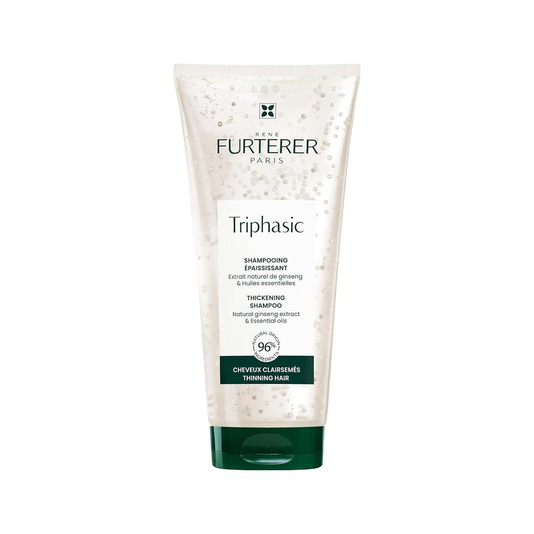 Rene Furterer TRIPHASIC Thickening Shampoo  For Thinning Hair  Improves hair density & strength  Scalp Nutrition  Rosemary Oil - For Men & Women - Color Safe (6.7 Fl Oz (Pack of 1))