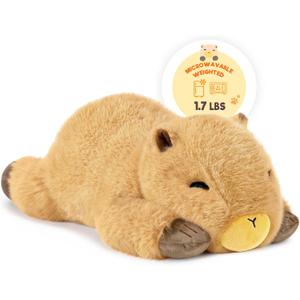 Onsoyours Original Capybara Microwavable Stuffed Animal, Heatable Capybara Plush for Warmth & Comfort - Soft Plushies Toys for Kids & Adults