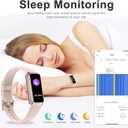 Zeacool Fitness Tracker with 24/7 Heart Rate, Blood Oxygen Blood Pressure Sleep Monitor, Activity Trackers 5 ATM Waterproof,Step Calorie Counter Pedometer Health Smart Watch for Women Men, 1.1"