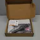 Bathroom Faucet Brushed Nickel Modern Waterfall Bathroom Sink Faucet with Single Handle Suitable for 1 or 3 Holes,Supply Deck Plate and Hose