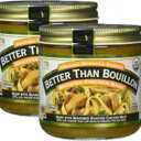 Better Than Bouillon Organic Sodium Reduced Roasted Chicken Base, 76 Servings 2 PK x 16 Oz / 454 Grams, Total 32 Oz (Less Sodium), Best By Feb/ 17/2027