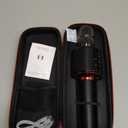 Wireless Bluetooth Karaoke Microphone, Built-in Loud Speaker for 10H Playback, Add Reverb/Duet Mode/Earbuds Monitoring, Portable Karaoke Machine for Entertainment & Singing Practice (Black&Red)