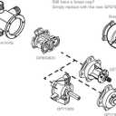 KOHLER GP876851 Rite-Temp Pressure-Balancing Cartridge and Mixer Cap Kit, Compatible with KOHLER Shower Valves K-304 and K-11748 Platforms, SINGLE, Black
