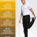 keihTrail Work Pants for Men Waterproof Lightweight Quick Dry Travel Fishing Camping Men Hiking Cargo Pants Outdoor 6 Pockets (Black)