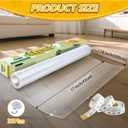 Anti Cat Scratch Furniture Protector, 17 x 118 inch Self-Adhesive Couch Protector for Cat Claws, Heavy Duty Couch Cover Furniture Protectors from Cats Scratching Tape for Sofa, Corner, Door, Chair