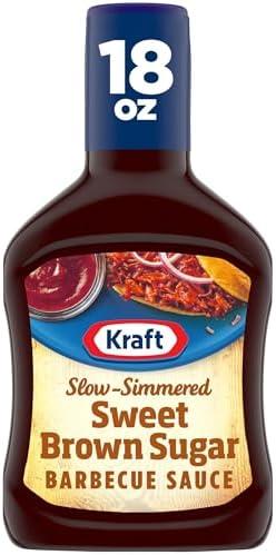 Kraft Sweet Brown Sugar Slow-Simmered Barbecue Sauce, 18 oz Bottle , Set Of 4 BB 8/10/25