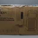 Shiatsu Neck and Back Massager with Heat, 4D Kneading Back Massager for Pain Relief Deep Tissue, Comfortable Back Massage for Chair, Massage Mat for Home Office, Gifts for Christmas Women Men Parents (Black)