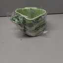 Suction Cup Kitchen Sink Caddy Triangular Sink Drain Basket & Strainer Small Corner Sink Trash Catcher for Vegetables, Fruits, Sponges, Soap Space-Saving Organizer (2 Pcs, Green)