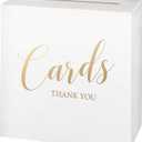 Lillian Rose White Wooden Wedding Card Box