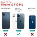 Magnetic Case for iPhone 12/12 Pro - 6.1 inch Compatible with MagSafe Charging - Soft TPU Slim Shockproof Protective Cute Cover with Screen Protector (Turquoise Green Marble)