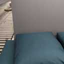 Arden Outdoor Loveseat Cushion Set, 48 x 24, Water Repellent, Fade Resistant, Cushion Set for Couch, Bench, and Swing, Peacock Blue Green Texture